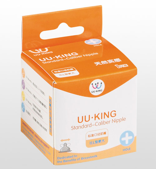 UU·KING标准口径母乳实感奶嘴十字孔