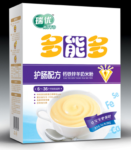 瑞優(yōu)多能多鈣鐵鋅羊奶米粉
