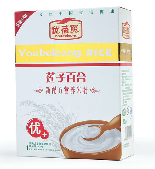 优蓓聪莲子百合营养米粉（优+）