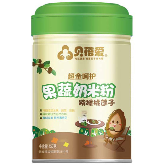 貝蓓愛(ài)果蔬奶米粉（獼猴桃蓮子）