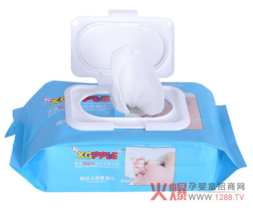 屁屁乐婴幼儿湿巾 专业抗菌消毒-产品资讯|火爆