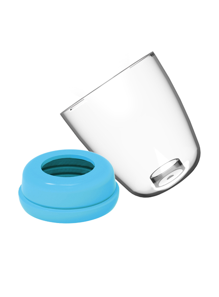 伊斯卡尔标准口径奶瓶旋盖组合(蓝)