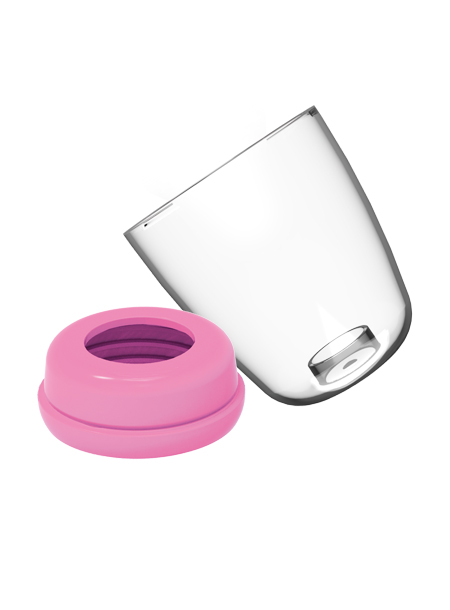 伊斯卡尔标准口径奶瓶旋盖组合(红)