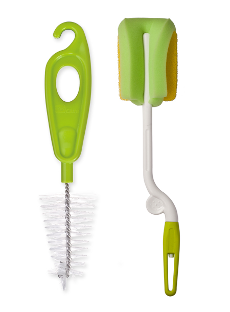 伊斯卡尔进口海绵奶瓶刷+奶嘴刷