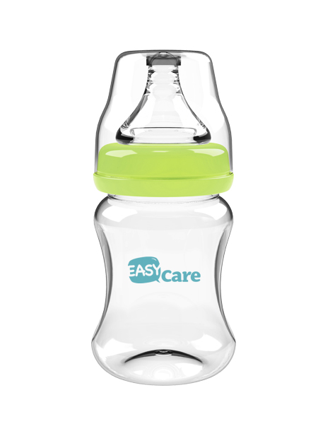 伊斯卡尔150ml玻璃宽口径奶瓶(绿)