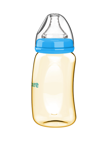 伊斯卡尔260mlPPSU企鹅哺乳瓶(蓝)