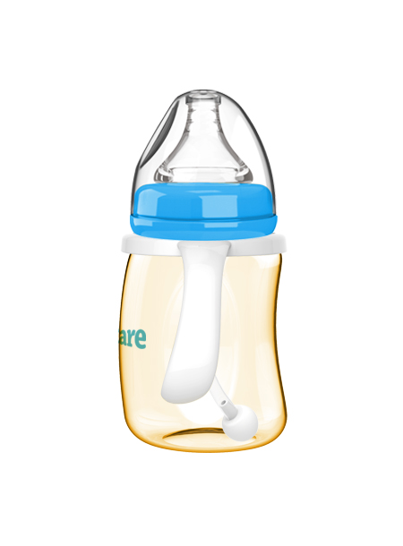 伊斯卡尔180mlPPSU企鹅自动哺乳瓶(蓝)