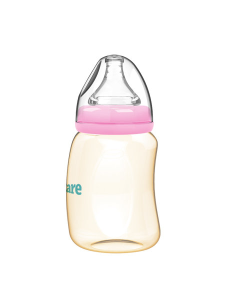 伊斯卡尔180mlPPSU企鹅哺乳瓶(红)