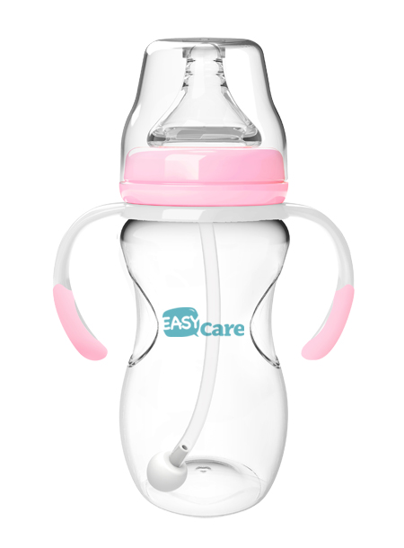 伊斯卡尔240mlPP自动宽口径奶瓶(红)