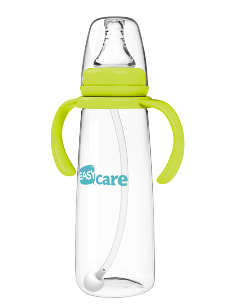 伊斯卡尔240mlPP自动标准口径奶瓶(黄)