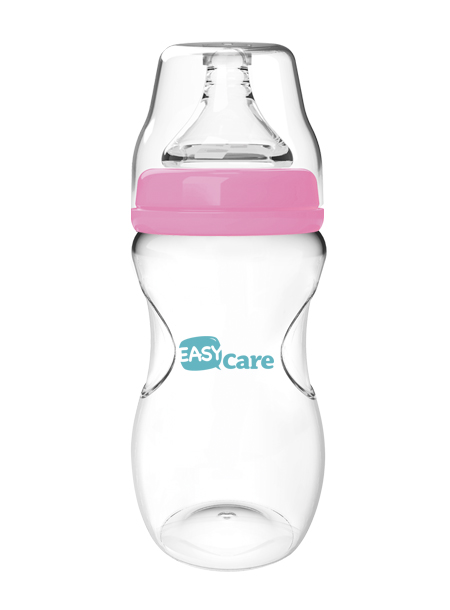 伊斯卡尔240mlPP宽口径奶瓶(红)