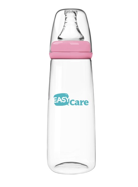 伊斯卡尔240mlPP标准口径奶瓶(红)