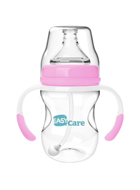 伊斯卡尔160mlPP自动宽口径奶瓶(红)