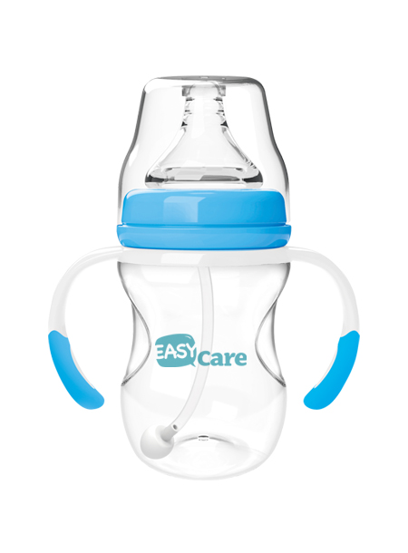 伊斯卡尔160mlPP自动宽口径奶瓶(蓝)