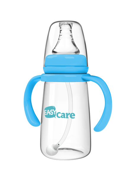 伊斯卡尔160mlPP自动标准口径奶瓶(蓝)