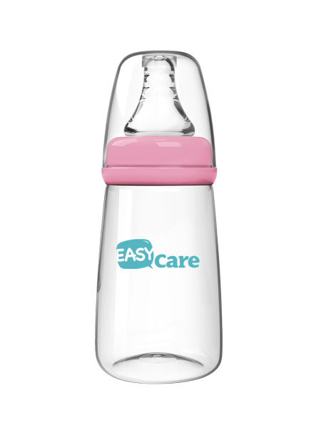 伊斯卡尔160mlPP标准口径奶瓶(红)