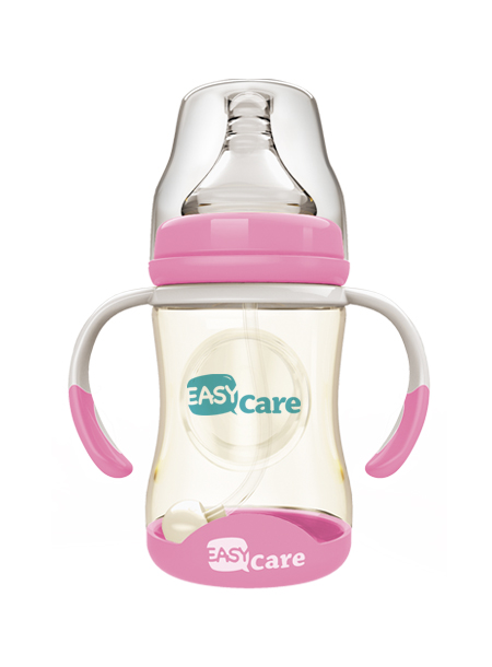 伊斯卡尔160mlPPSU自动宽口径感温奶瓶(红)