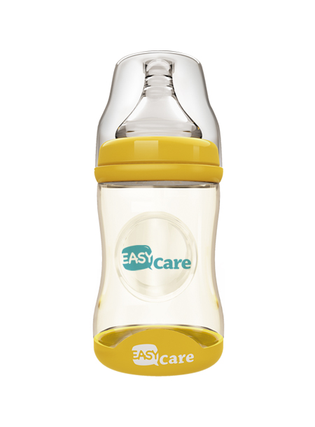 伊斯卡尔160mlPPSU宽口径感温奶瓶(黄)