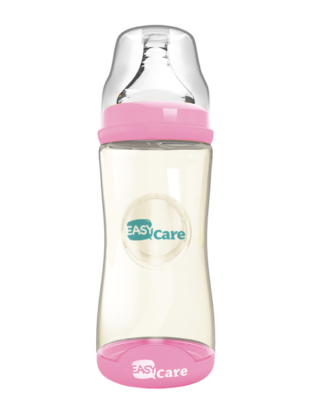 伊斯卡尔260mlPPSU宽口径感温奶瓶(红)