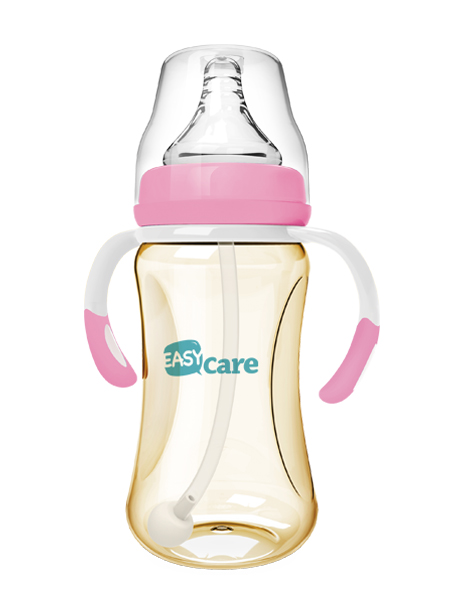 伊斯卡尔240mlPPSU自动宽口径奶瓶(红)