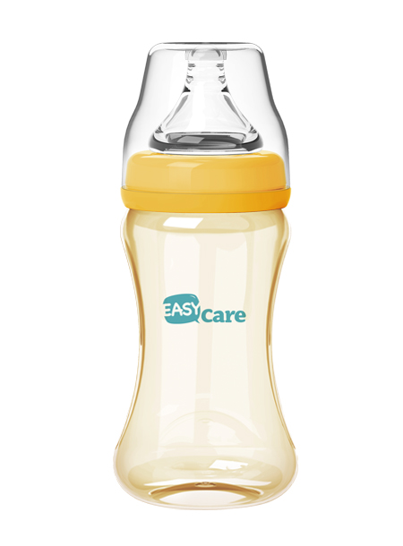 伊斯卡尔240mlPPSU宽口径奶瓶(黄)