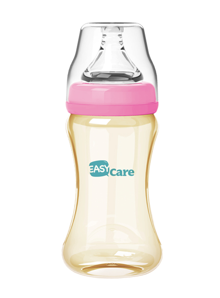 伊斯卡尔240mlPPSU宽口径奶瓶(红)