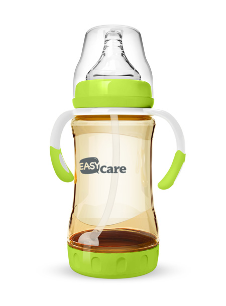 伊斯卡尔240mlPPSU防胀气自动奶瓶(绿)