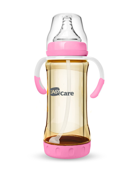 伊斯卡尔220mlPPSU安全玻璃自动奶瓶(红)