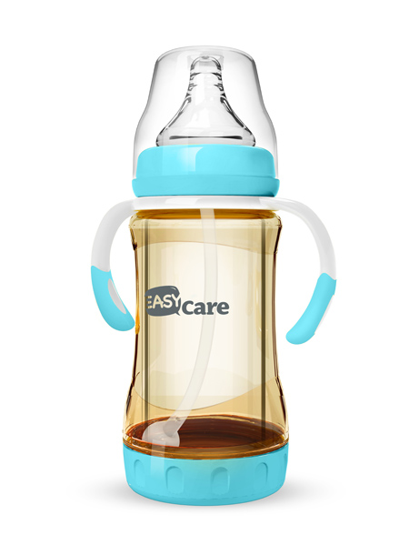 伊斯卡尔160mlPPSU安全玻璃自动奶瓶(蓝)