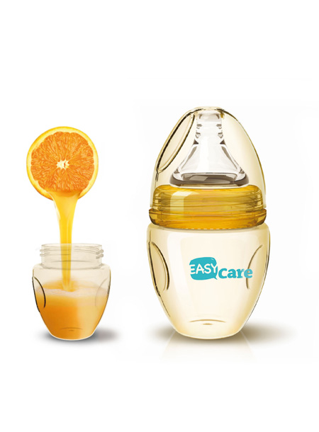 伊斯卡尔100mlPPSU金蛋果汁瓶(黄)