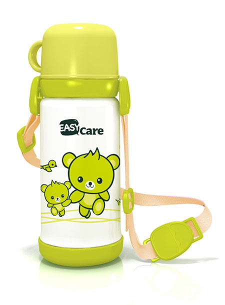 伊斯卡尔420ml 保温水壶(绿)