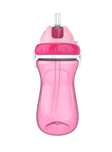 伊斯卡尔350ml 安全健康儿童水壶(红)