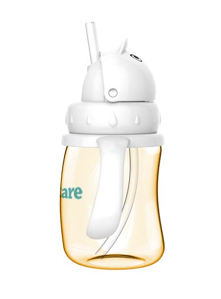 伊斯卡尔180ml PPSU企鹅吸管杯(测面)