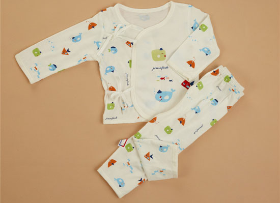 金色小鱼芦荟纤维单面小鱼开档合同套