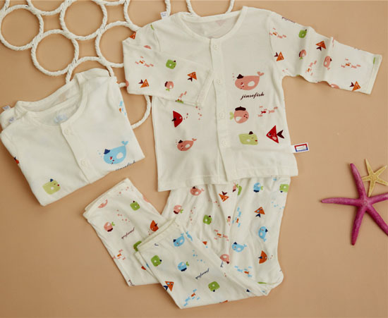 金色小鱼芦荟纤维单面小鱼开胸套