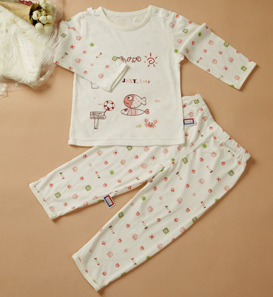 金色小鱼麻塞尔纤维单面小鱼肩开套