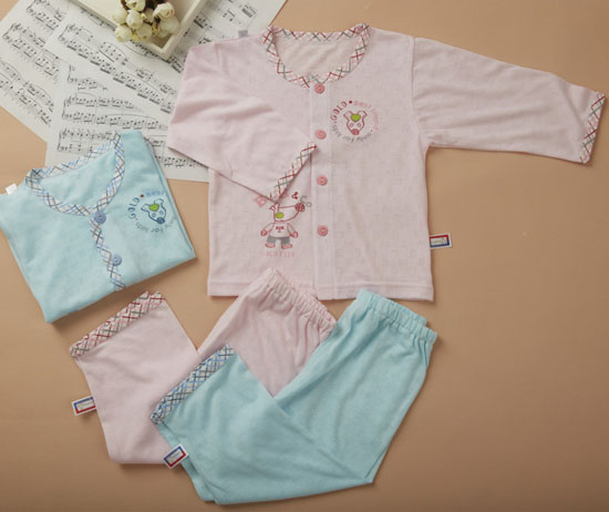 金色小鱼竹纤维双面素色皇冠熊桃开套