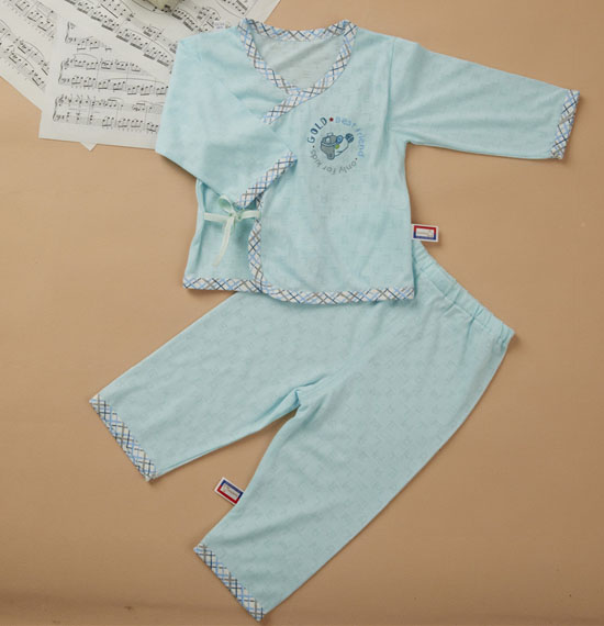 金色小鱼竹纤维双面素色皇冠熊开档合同套