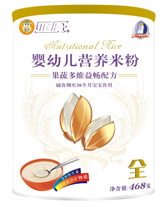 亚氏果蔬多维益畅婴幼儿米粉罐装