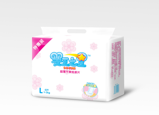 婴王之星超薄干爽尿片L