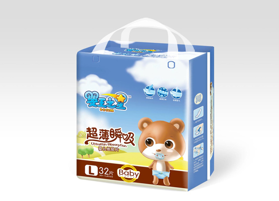 婴王之星超薄瞬吸纸尿片L