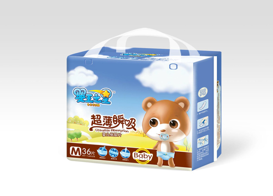 婴王之星超薄瞬吸纸尿片M