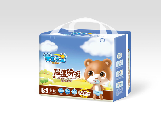 婴王之星超薄瞬吸纸尿片S