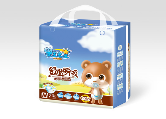 婴王之星舒肤瞬吸纸尿裤M