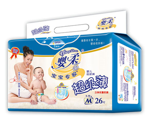 寶寶專(zhuān)家超級薄嬰兒紙尿褲M(mǎn)碼26片