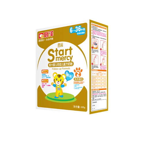 启泽金装婴幼儿配方奶粉金盒2(盒)