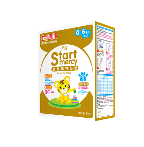 启泽金装婴幼儿配方奶粉金盒1(盒)