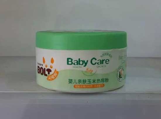  闪电狗婴儿亲肤玉米热痱粉