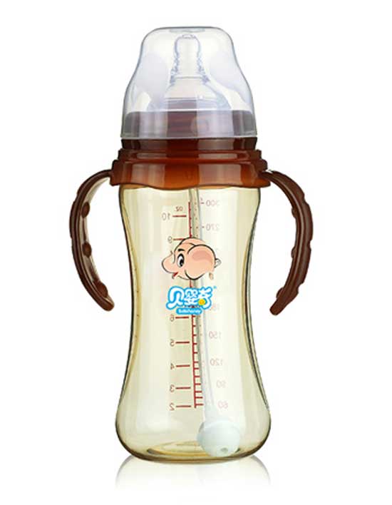  貝嬰奇PPSU雙柄自動(dòng)奶瓶300ml