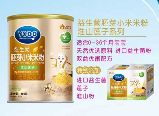  逸臣嘟嘟淮山莲子益生菌胚芽小米米粉